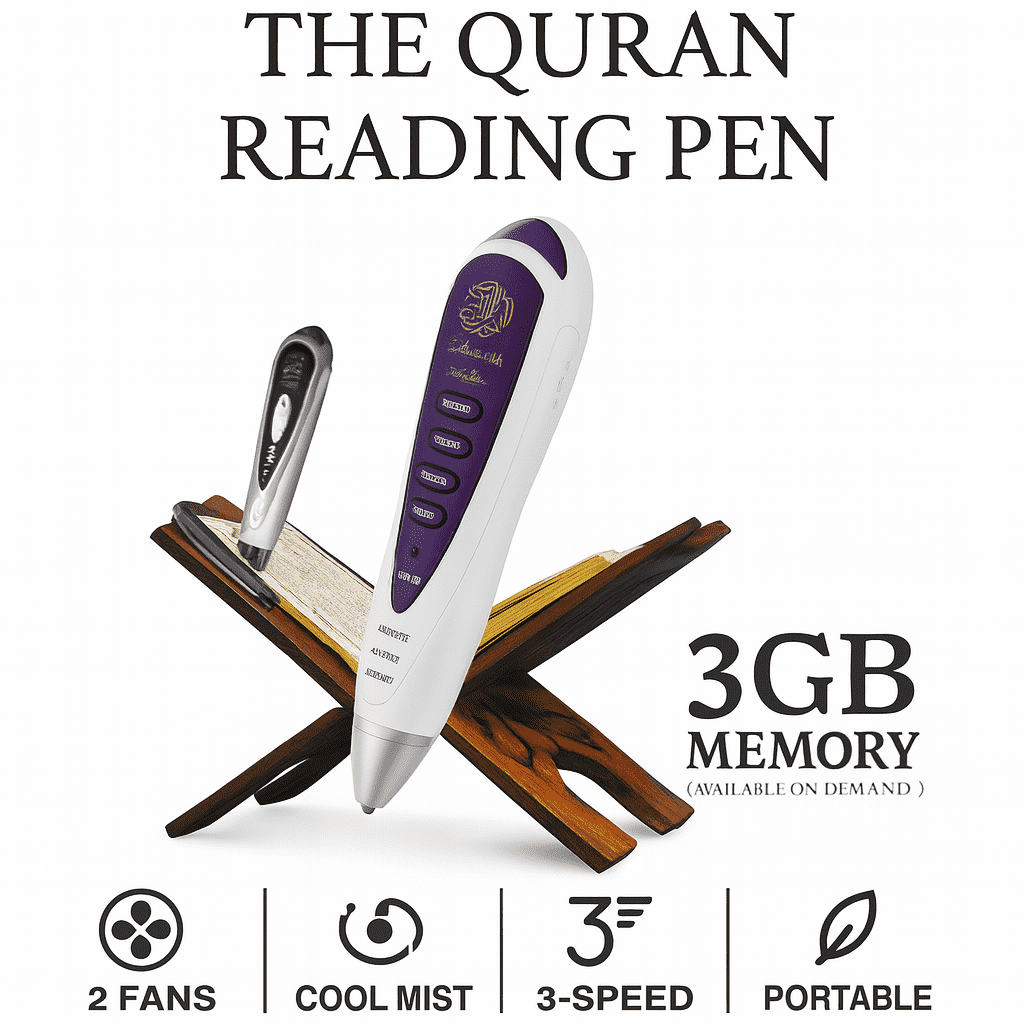 Digital Quran Reading Pen with Speaker, 3GB Memory Portable
