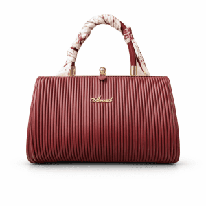 Elegant Women’s Handbag with Scarf Handle Top Handle Purse Luxury