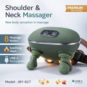 Premium Electric Shoulder and Neck Massager with Heat - JBY-827 Pro