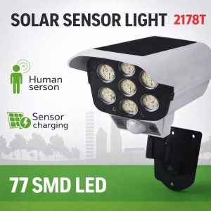 Solar Sensor Light - Motion Activated Outdoor LED Security Lamp