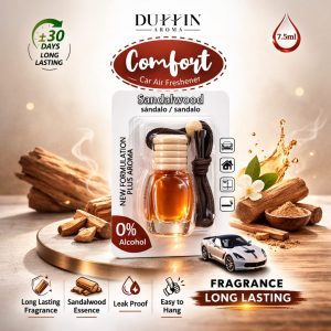 DUYIN Sandalwood Car Air Freshener Long Lasting Aroma Perfume