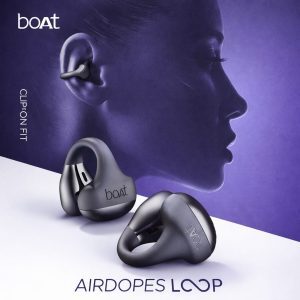boAt Airdopes Loop Wireless Earbuds with Secure Clip-On Fit