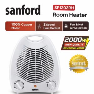 Sanford SF1202RH 2000W Room Heater Fan with 2 Heat Settings