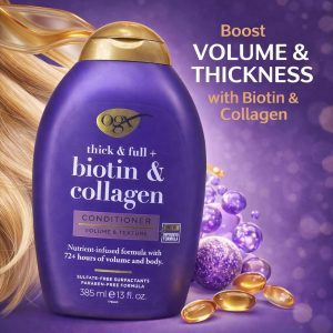OGX Biotin & Collagen Conditioner Thick & Full Hair Care 385ml