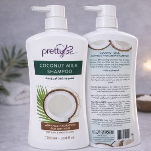 Pretty Be Coconut Milk Shampoo 1000ml Hydrating Hair Care Formula