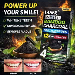 Laser White Bamboo Charcoal Tooth Powder Teeth Whitening Care