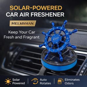 Helmsman Solar Car Fragrance Rotating Air Freshener Vent Mount