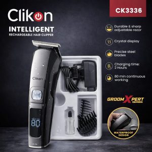 Clikon CK3336 Rechargeable Hair Clipper GroomXpert Waterproof Trimmer