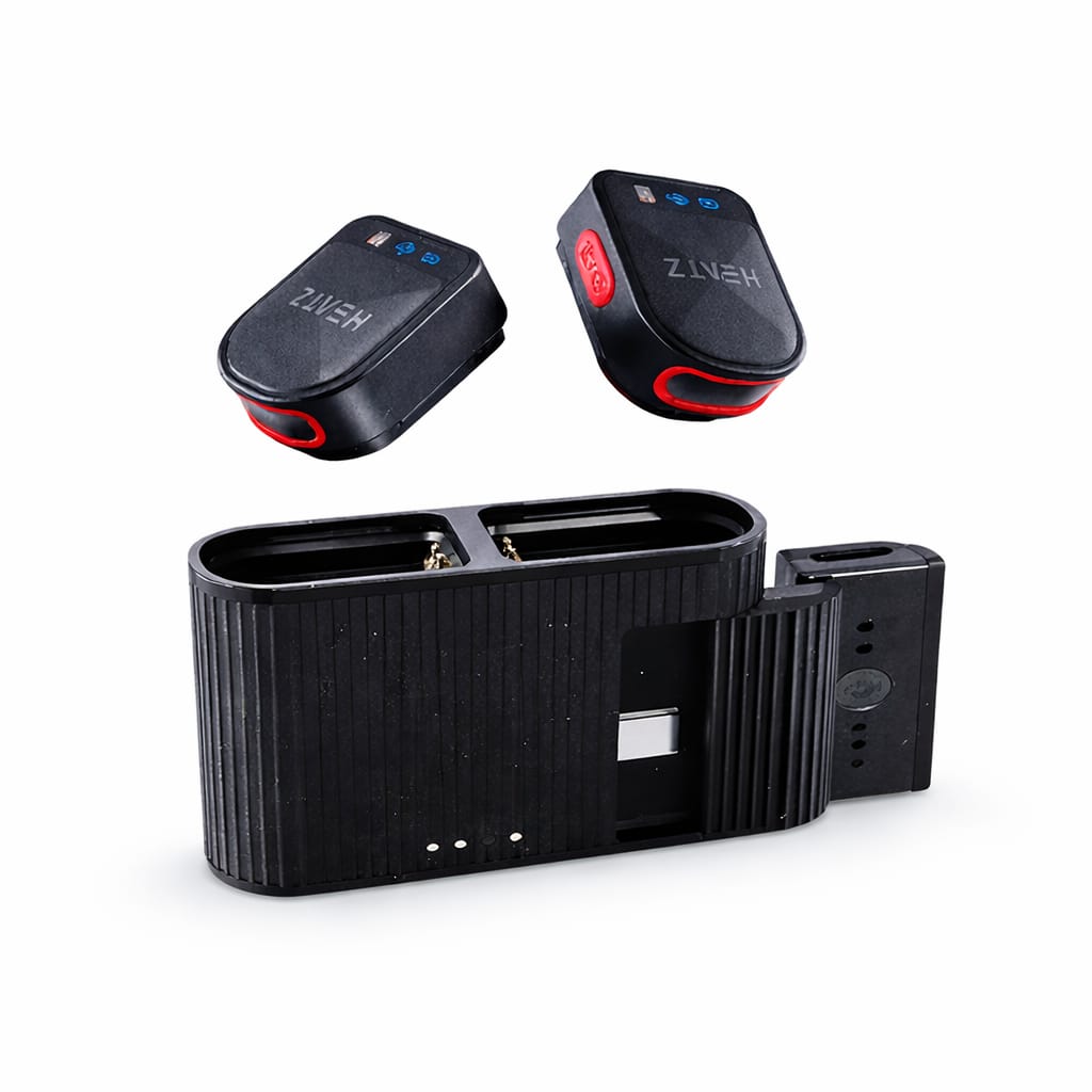 Heatz ZU34 Wireless Microphone Dual Mic Noise Reduction Clip - Image 3