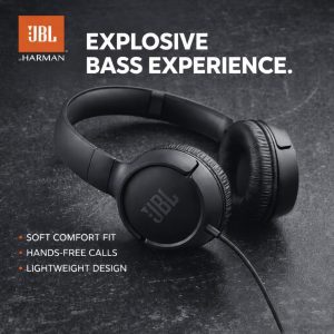 JBL Wired Headphones Deep Bass Lightweight Comfort Hands-Free