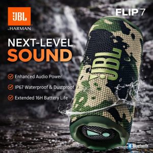 JBL Flip 7 Bluetooth Speaker Waterproof Deep Bass Portable