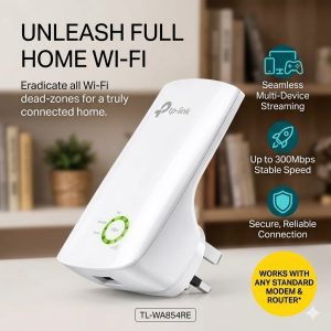 TP-Link N300 WiFi Range Extender 300Mbps Signal Booster TL-WA854RE