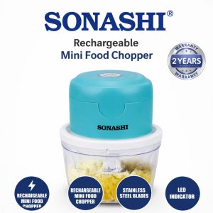 Sonashi Rechargeable Mini Food Chopper USB Portable Kitchen Tool