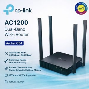 TP-Link AC1200 Dual Band WiFi Router Archer C54 High Speed