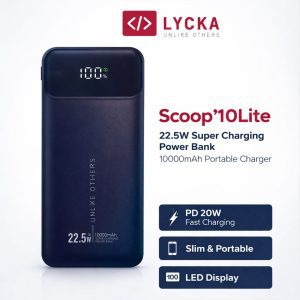 Lycka Scoop 10 Lite 10000mAh Power Bank 22.5W Fast Charging