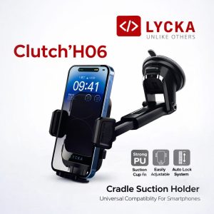 Lycka Clutch H06 Car Phone Holder Adjustable Suction Mount
