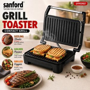 Sanford Grill Toaster Contact Grill Sandwich Maker Kitchen Appliance
