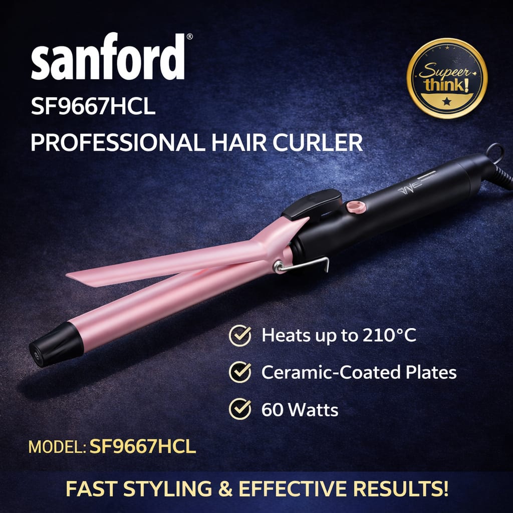 Sanford SF9667HCL Hair Curler Ceramic Coated Styling Tool
