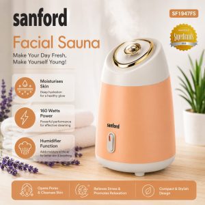 Sanford Facial Sauna Steamer With Humidifier For Deep Skin Care