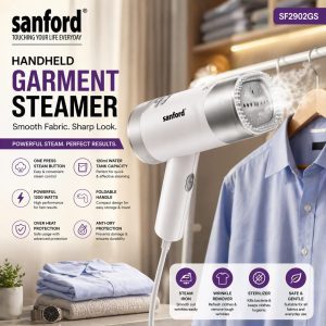 Sanford Handheld Garment Steamer 1200W Portable Steam Iron